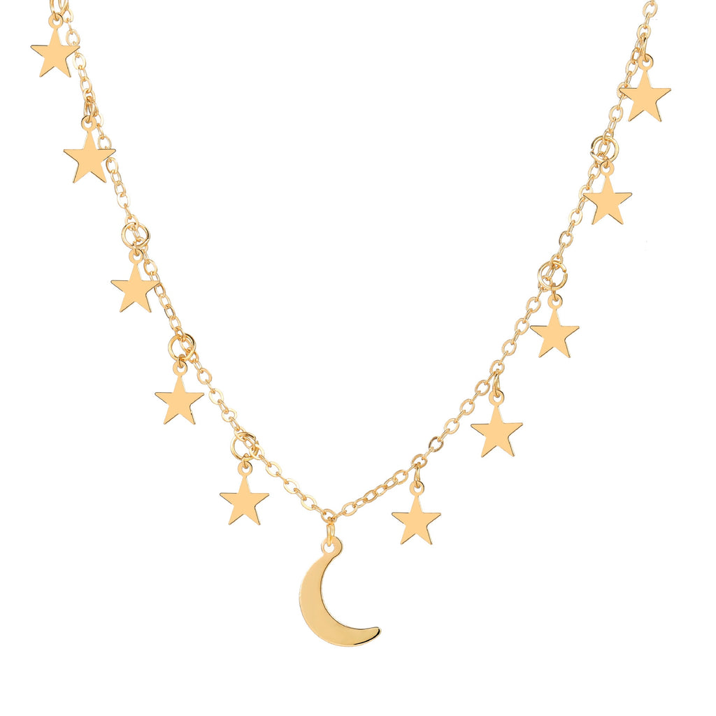 Gold Star Choker Necklace Outer Banks Sarah Cameron Necklace Chain Dainty Necklace Summer Beach Streetwear Jewelry Birthday Gift