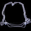 Stonefans Handmade Bridal Rhinestone Shoulder Necklace Chain for Women Wedding Crystal Body Shoulder Jewelry Statement Necklace