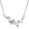 Female 925 Sterling Silver Butterflies Pendants And Necklaces For Women Wedding  Jewelry  GaaBou