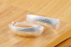 925 Stamp Silver Color U Shape Network Small Hoop Earrings For Women 2022 Trend Wedding Party Charm Christmas Jewelry