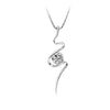 925 Stamp Silver Color Female Retro Geometry Zircon Pendants And Necklaces For Women Wedding Jewelry GaaBou Jewellery