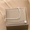 2022 Multi Layered Pearl Pendant Necklace Collar Choker Statement Necklace Women Wedding Party Jewelry Sweater Chain
