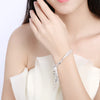 925 sterling silver Pretty Tassel chain star pendant Bracelet for woman Wedding party Gifts Street all-match Jewelry