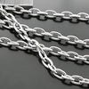 (16551-G)1 Meter Width 4.5MM 6MM 7MM Stainless Steel Color Iron Round Oval Shape Link Chains  Connect Chains