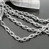 (16551-G)1 Meter Width 4.5MM 6MM 7MM Stainless Steel Color Iron Round Oval Shape Link Chains  Connect Chains