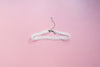 HUANZHI 2021 Sweet  Wavy Flower White Lace Imitation Pearl Pendant Clavicle Chain Choker Necklace for Women Wedding Jewelry
