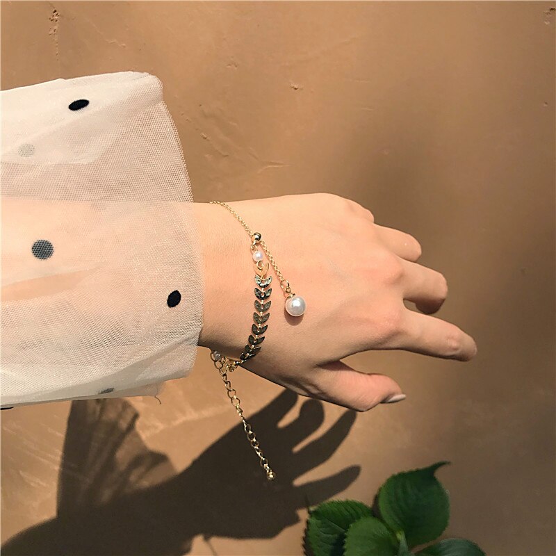 2022 Multi Layered Pearl Pendant Necklace Collar Choker Statement Necklace Women Wedding Party Jewelry Sweater Chain
