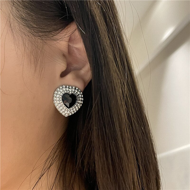 Harajuku Y2k Accessories Sweet Cool Peach Heart Choker Necklaces for Women Lady Anniversary Wedding Party Love Necklace Jewelry