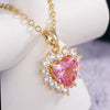 Heart Pendant Necklace For Women Choker Silver Color Wedding Girls Neck Chain Jewelry Girlfriend Valentines Day Gifts