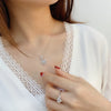 Heart Pendant Necklace For Women Choker Silver Color Wedding Girls Neck Chain Jewelry Girlfriend Valentines Day Gifts