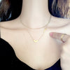 Heart Pendant Necklace For Women Choker Silver Color Wedding Girls Neck Chain Jewelry Girlfriend Valentines Day Gifts