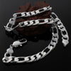 12MM chain 925 Stamped Silver color big necklace for men woman 18-30 inch Charms party designer jewelry