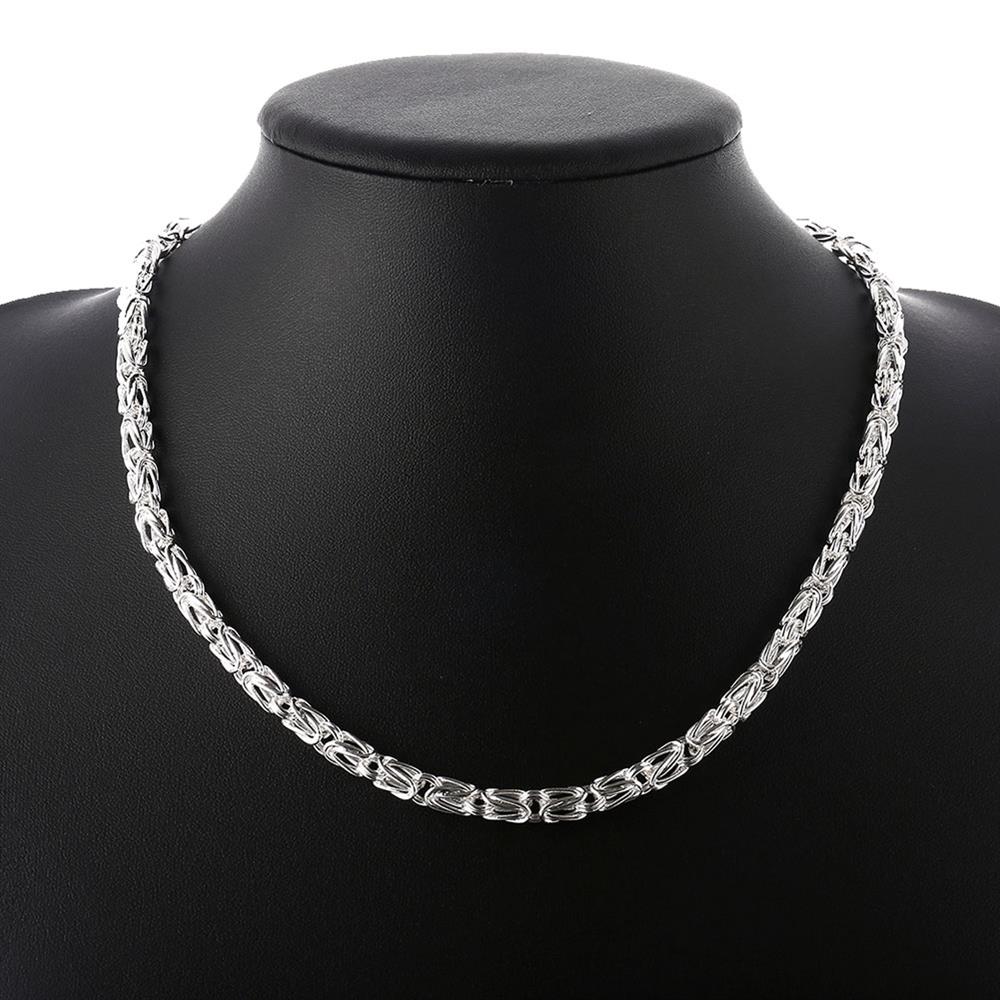 6MM geometry chain 925 Sterling Silver necklaces bracelets for man women Street all-match Jewelry set Party gifts