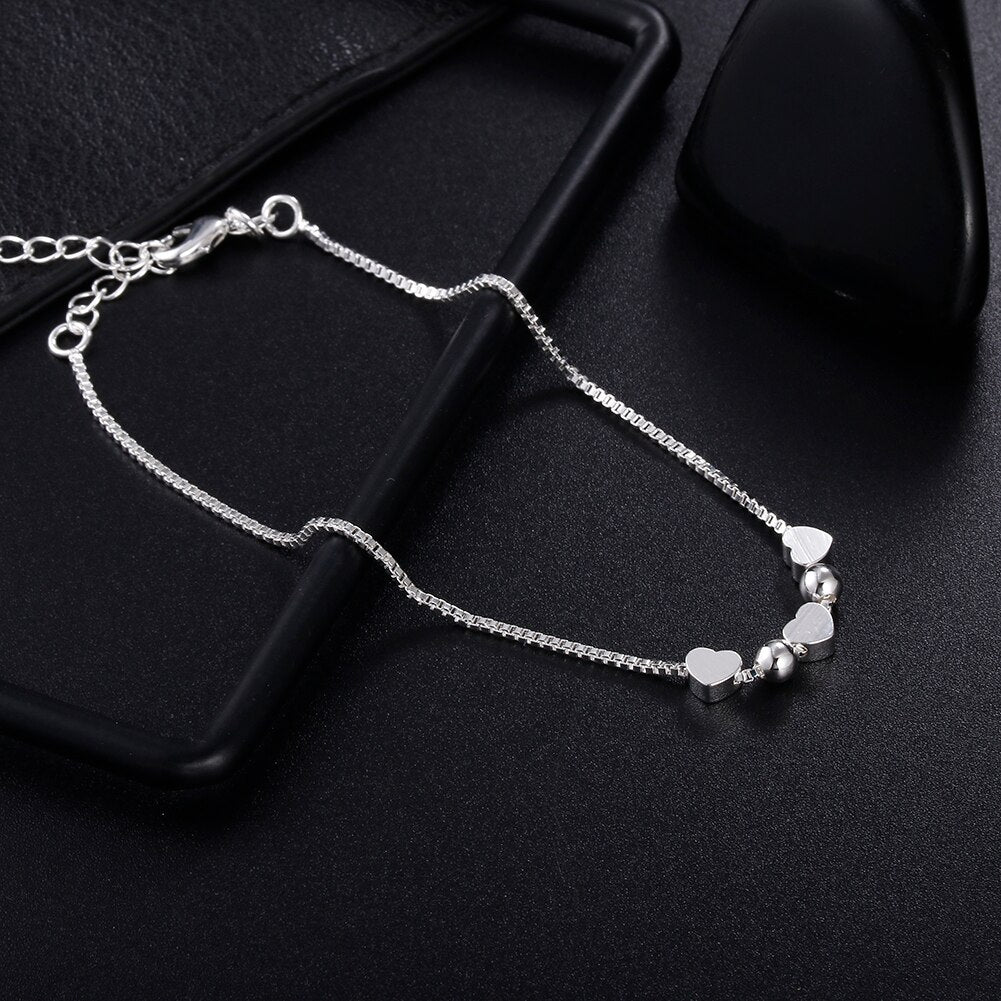 925 Stamped Silver charms romantic heart Pendant Necklace for woman fine party wedding Jewelry Christmas Gifts