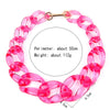Transparent Acrylic Hyperbole Thick Chain 7 Colors Chunky Multi Colors Choker Necklace Unisex Jewelry Accessories Gift