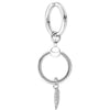 Zinc Alloy Silver Plated Keychain For Women Men Lovers Gift Wedding Couple Lemon Pendant Keyring Key Chain