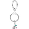 Zinc Alloy Silver Plated Keychain For Women Men Lovers Gift Wedding Couple Lemon Pendant Keyring Key Chain