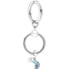 Zinc Alloy Silver Plated Keychain For Women Men Lovers Gift Wedding Couple Lemon Pendant Keyring Key Chain