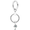 Zinc Alloy Silver Plated Keychain For Women Men Lovers Gift Wedding Couple Lemon Pendant Keyring Key Chain
