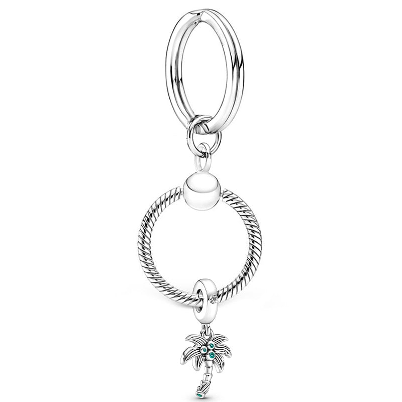 Zinc Alloy Silver Plated Keychain For Women Men Lovers Gift Wedding Couple Lemon Pendant Keyring Key Chain