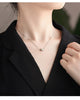 charm 925 Stamped Silver romanticAcacia beans pendant Necklace for Women party wedding Popular Jewelry Holiday gift