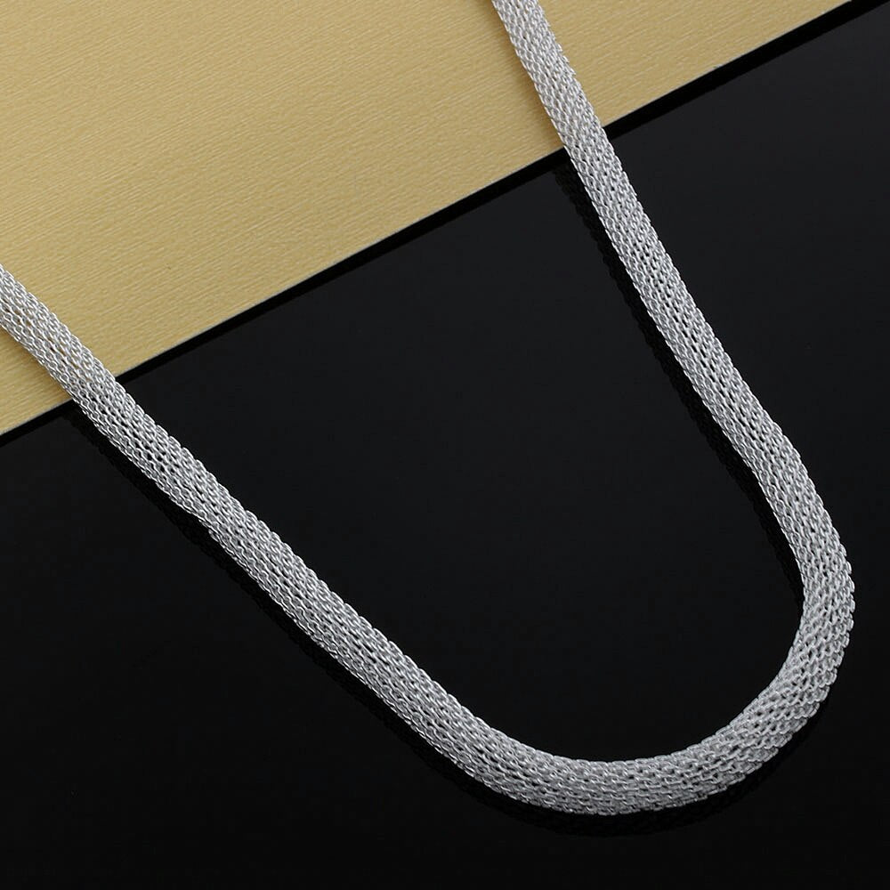 925 Stamped Silver Necklaces for woman Retro Christmas Gifts wedding party fine  Jewelry