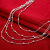 designer 925 sterling silver Tassel beads Bracelets necklaces for women original jewlery sets party wedding