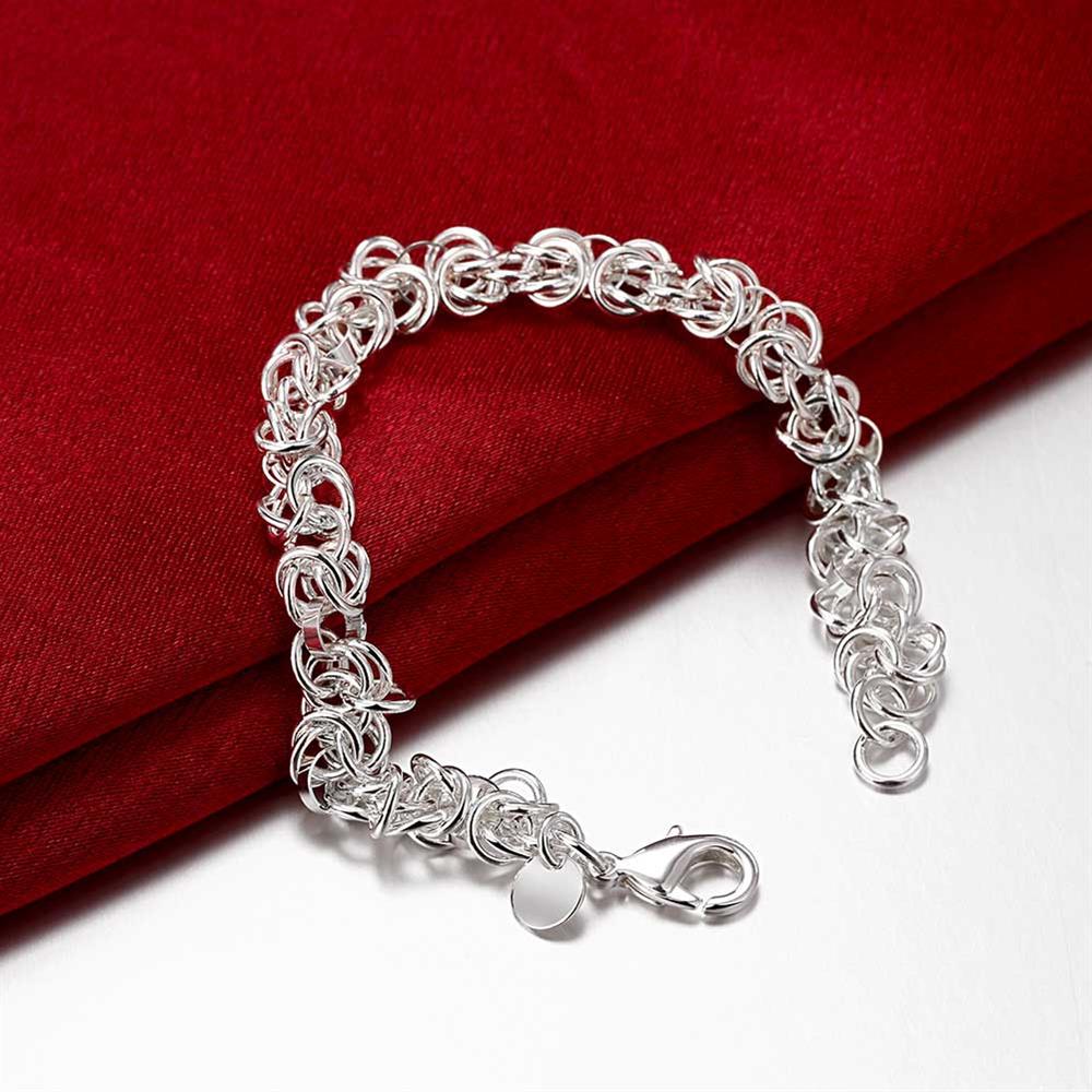 trend designer 925 Sterling Silver classic Circle chain Bracelet necklace for men women Jewelry set Party gifts