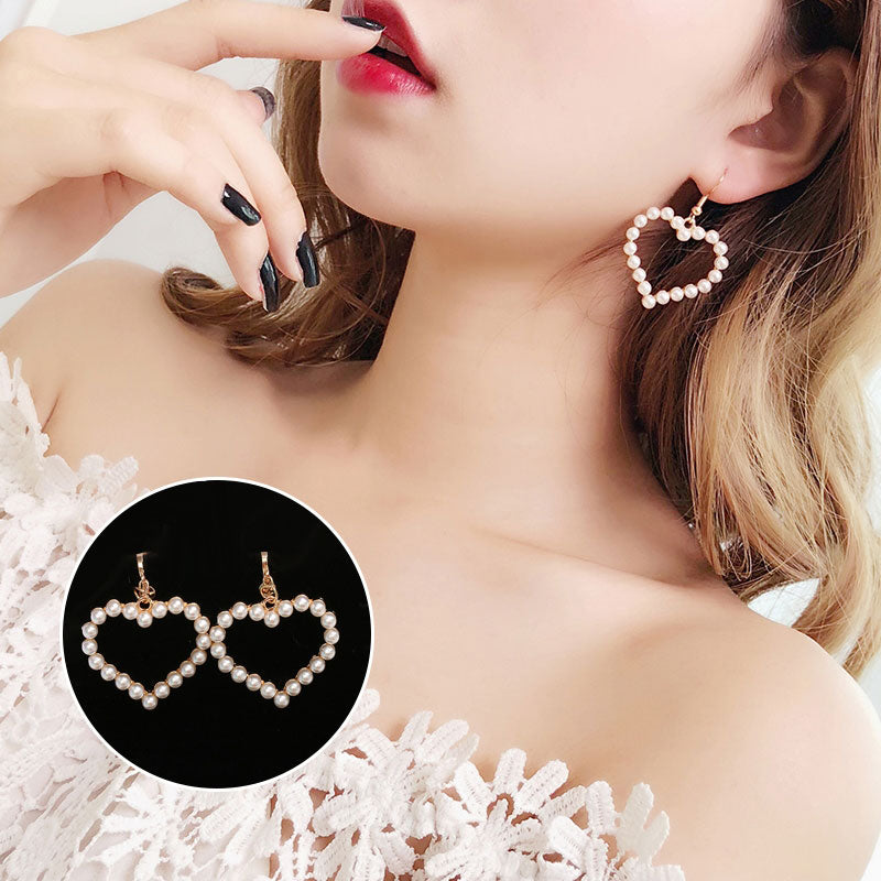Imitation pearl earrings long pendant South Korea temperament tassel earrings simple personality ladies wild earrings female