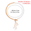 Ingemark Kpop Baroque Irregular Pearl Pendant Necklace for Women Wedding Punk Chest Tassel Chain OT Buckle Choker Party Jewelry