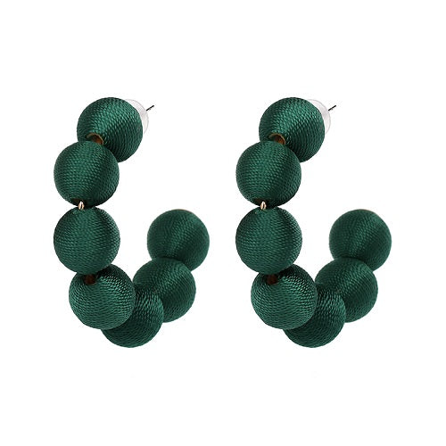 7 colors statement pom pom drop earring Jewelry Hot Selling Elegant Earrings for Women earrings
