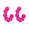 7 colors statement pom pom drop earring Jewelry Hot Selling Elegant Earrings for Women earrings