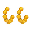 7 colors statement pom pom drop earring Jewelry Hot Selling Elegant Earrings for Women earrings
