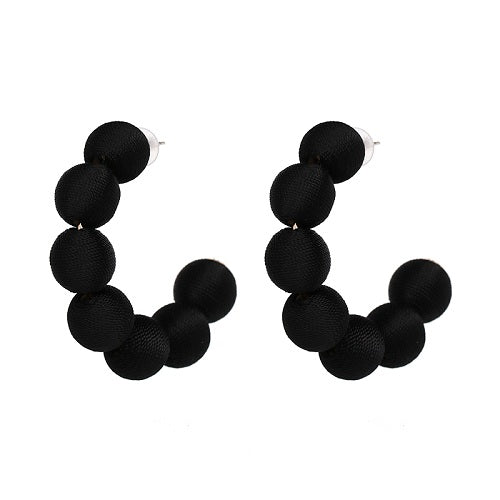 7 colors statement pom pom drop earring Jewelry Hot Selling Elegant Earrings for Women earrings