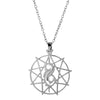 Jewelry Slipknot articulated band necklace hollow star pendant clavicle chain