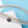 Jewelry Women Elegant Bracelet Resin Stone Charm Leather Bracelets Boho Multilayer Braided Wrap Bracelet Female Jewelry
