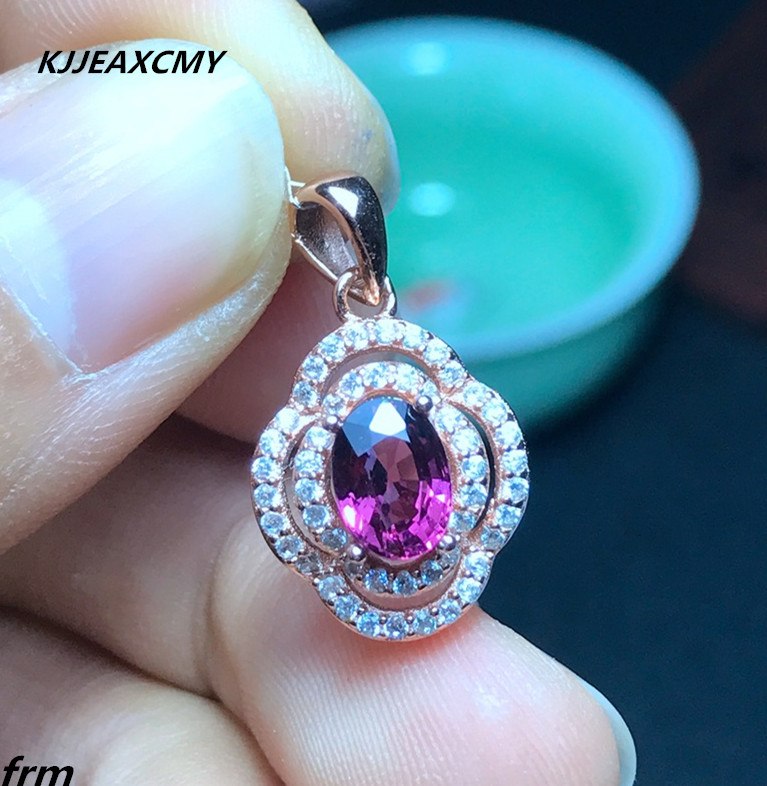boutique jewelry,Physical Photo 925 sterling silver inlaid natural magnesium aluminum garnet pendant chain