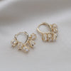 Korea Design Jewelry  Love Zircon Pendant Earrings Elegant Women Prom Party Accessories