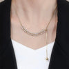 Korea Jewelry  High Sense Zircon Wheat Ear Necklace Sexy Women Stretchable Adjustable Necklace Accessories