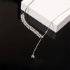 Korea Jewelry  High Sense Zircon Wheat Ear Necklace Sexy Women Stretchable Adjustable Necklace Accessories