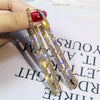 Korean selling jewelry  shiny crystal triangle pendant earrings elegant sexy women's prom party accessories