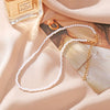 LETAPI 2022 Elegant White Imitation Pearl Choker Necklace Full Big Round Pearl Wedding Jewelry for Women