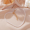 LETAPI 2022 Elegant White Imitation Pearl Choker Necklace Full Big Round Pearl Wedding Jewelry for Women