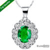 Lady Silver Jewelry Necklaces for Women 2015 Big Crystal Pendant for Wedding Girls Gift Korean Drama Flowers Bijoux T493