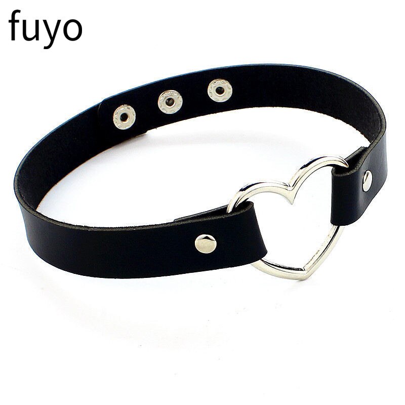 Long Spike Choker Necklaces Punk Faux Leather Collar For Women Men Cool Big Rivets Studded Chocker Necklace Goth Style Accessori