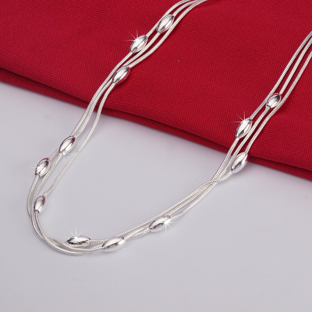 jewelry designer 925 Stamped silver Charms beads Necklace for women party wedding accessories gifts