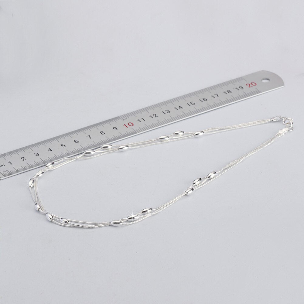 jewelry designer 925 Stamped silver Charms beads Necklace for women party wedding accessories gifts