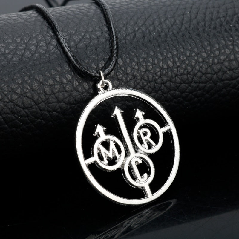 MQCHUN Rock Band MCR Necklace Music Band My Chemical Romance Pendant Necklace Silvery Metal Necklace for Women Men-30
