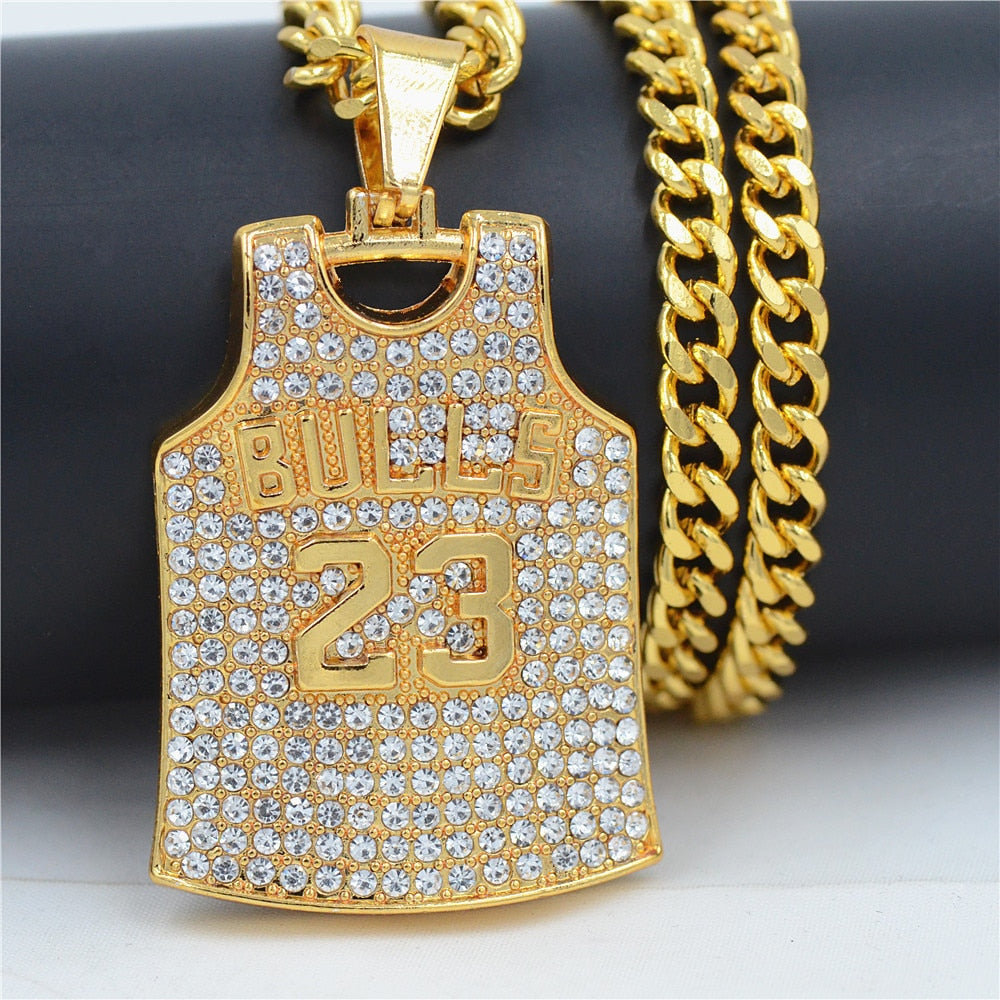 Baltimore Ravens Lamar Jackson Jersey Pendant, 14K White - The GLD Shop