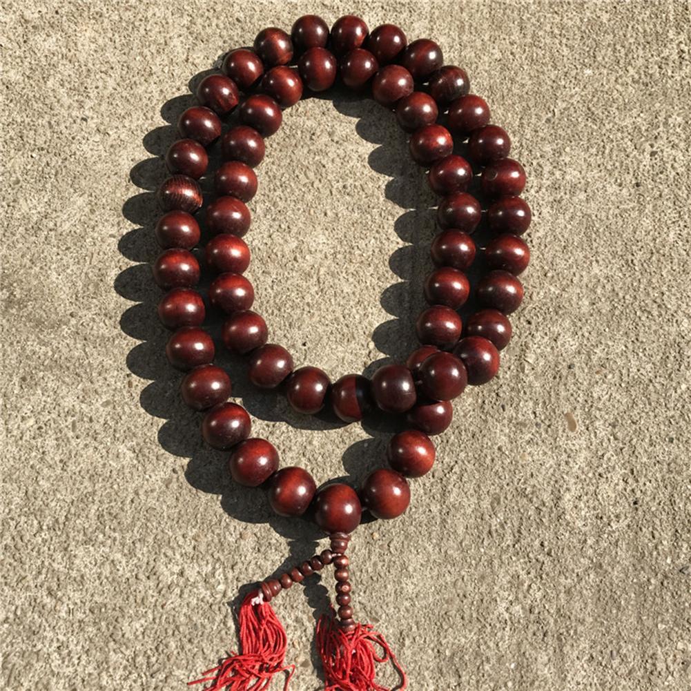 Men Bracelet Mahogany Buddha Beads Monk Prayer Beads Necklace For Kung